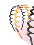 Brush Works Zig Zag hair headbands 3 pack, UK version