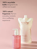 Neom hand wash Blush Rose, Lime & Black Pepper, imported from the UK