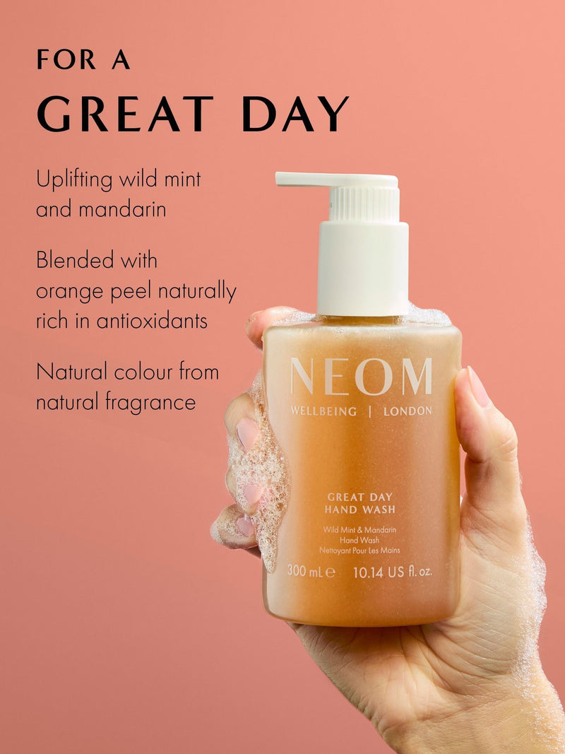 Neom hand wash refill Wild Mint & Mandarin, imported from the UK