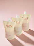 Neom hand wash refill with Lavender, Jasmine and Sandalwood scents, imported from the UK