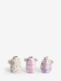 Set of 3 Maisie floral ceramic vases 9.5cm, UK version