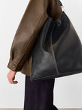 Whistles black contrast stitch tote bag, imported from the UK