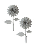 Laura Ashley Dove Grey Dahlia hooks set of 2, UK version