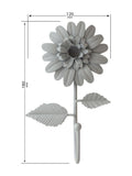 Laura Ashley Dove Grey Dahlia hooks set of 2, UK version
