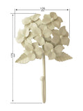 Laura Ashley Cream Hydrangea hooks set of 2, imported from the UK