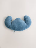 Stitch plush cushion velvet feel recycled polyester, imported from the UK