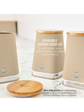 Swan Oatmeal Kitchen Storage Canisters Set of 3 (British brand)