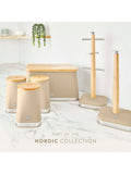 Swan Oatmeal Kitchen Storage Canisters Set of 3 (British brand)