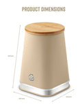 Swan Oatmeal Kitchen Storage Canisters Set of 3 (British brand)