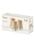 Swan Oatmeal Kitchen Storage Canisters Set of 3 (British brand)