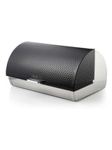 Next Swan Black Roll Top Ventilated Bread Bin 14 Litre- Buy online at McGrocer