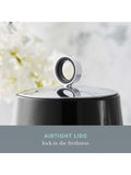 Swan black kitchen storage canisters set of 3 - British product