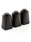 Swan Black Stealth set of 3 storage canisters, imported from the UK