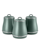 Next Tower Set of 3 Green Renaissance Storage Canisters, 1.5L Capacity- Buy online at McGrocer
