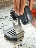 Joseph Joseph soap-dispensing palm brush with stand (British brand)