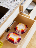 Joseph Joseph multicolour nest lock round containers 4 piece, UK version