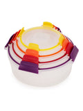 Joseph Joseph multicolour nest lock round containers 4 piece, UK version
