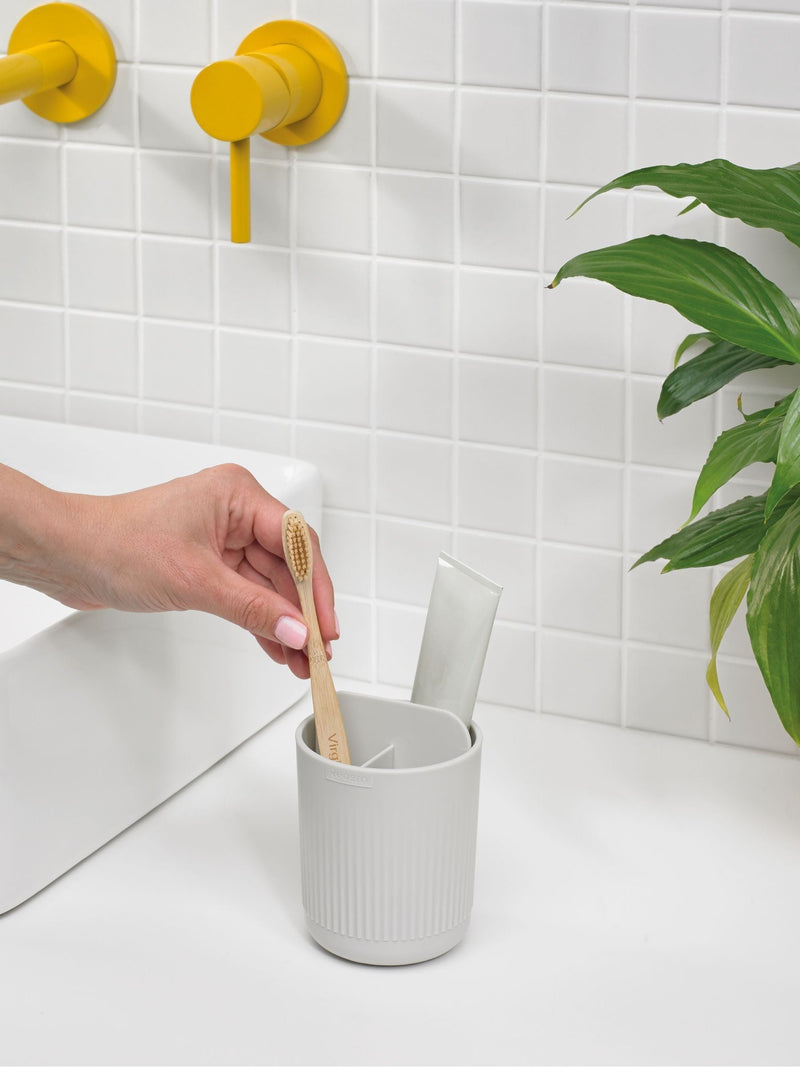 ReBorn Stone Large Bathroom Caddy and Toothbrush Holder Bundle, imported from the UK