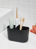 ReBorn Graphite Black bathroom caddy and soap dish bundle, imported from the UK