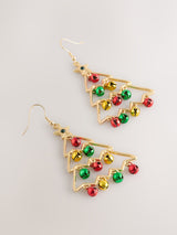 Next Gold Tone Christmas Tree Drop Earrings- Buy online at McGrocer