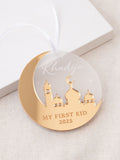 No Ordinary Gift Crescent Moon hanging decoration 8x8cm - British product