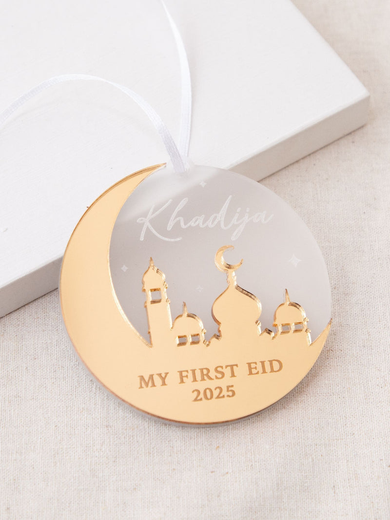 No Ordinary Gift Crescent Moon hanging decoration 8x8cm - British product