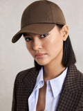Reiss chocolate Nicole baseball cap (British brand)