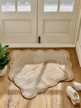 Next Light Natural Soft Scallop Washable Doormat- Buy online at McGrocer