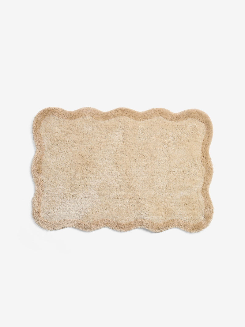 Soft scallop washable doormat, UK version