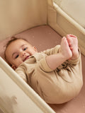 Snuz Lot de 2 draps de lit à pois blush pour lits de bébé (marque britannique)