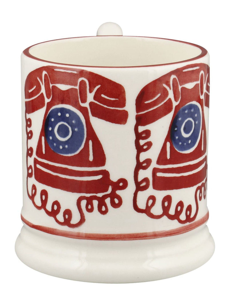 Emma Bridgewater cream telephone mug 1/2 pint - British product