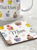 Loveabode 11oz Personalised Ceramic Mug and Coaster Set, imported from the UK