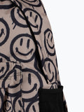 Hype Brown Drip Smiley Backpack beige with smiley faces - British product
