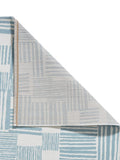 Catherine Lansfield Blue Blocks abstract rug - British product