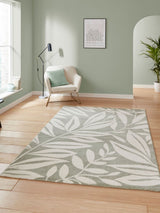 Next Catherine Lansfield Green Sorral Leaves Botanical Rug- Buy online at McGrocer