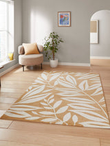 Next Catherine Lansfield Yellow Sorral Leaves Botanical Rug- Buy online at McGrocer
