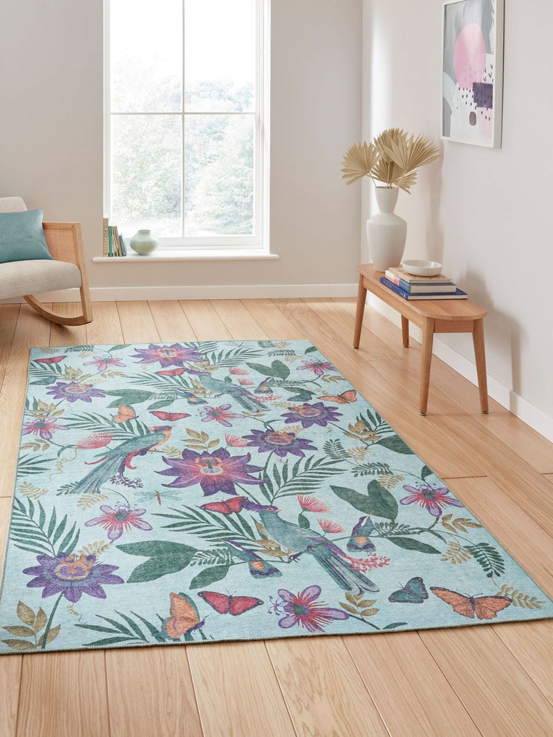 Catherine Lansfield tropical birds washable rug, UK version