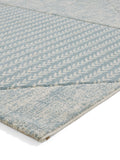 Catherine Lansfield Blue Larsson abstract rug various sizes, imported from the UK