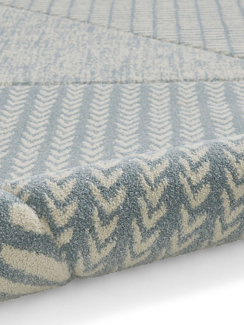 Catherine Lansfield Blue Larsson abstract rug various sizes, imported from the UK
