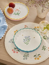 Next Set of 2 Maisie Floral Print Scallop Edge Side Plates- Buy online at McGrocer