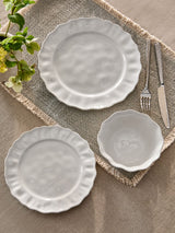 Next 12 Piece White Sadie Stoneware Dinner Set- Buy online at McGrocer