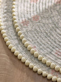 Sage green woodblock floral woven placemats set of 4 - British product