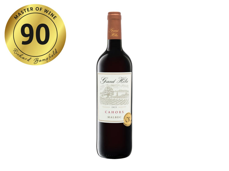 Cahors Malbec red wine 2025 vintage (British brand)