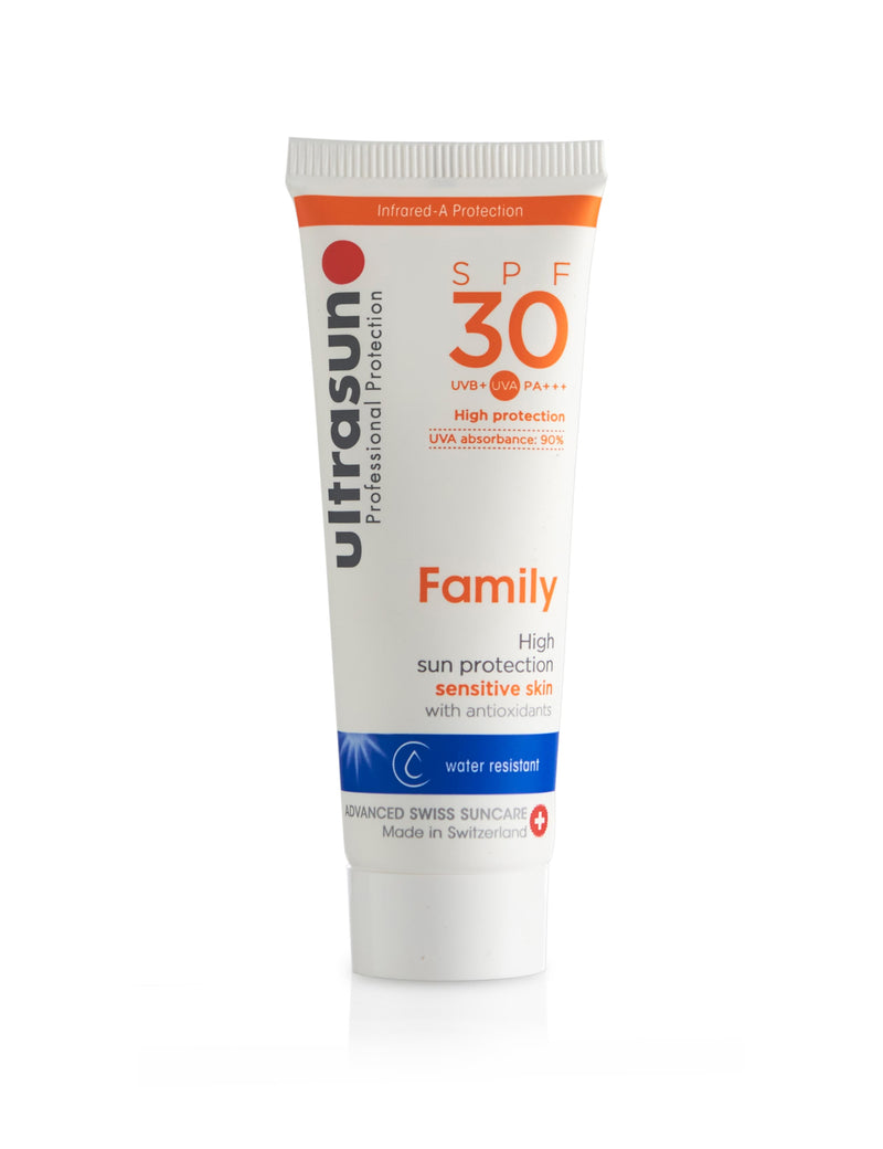 Family SPF30 sunscreen 25ml, UK version