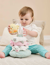 M&S JoJo Maman Bébé Farm Plush Ring Stacker Baby Toy (12 Months)- Buy online at McGrocer