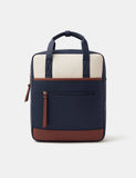 Accessorize faux leather colour block backpack (British brand)