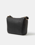 Accessorize faux leather cross body bag with gold hardware - British product