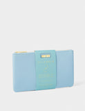 Katie Loxton faux leather birthstone pouch purse, imported from the UK
