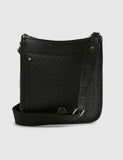 River Island faux leather embossed messenger bag, imported from the UK