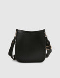 River Island faux leather embossed messenger bag, imported from the UK